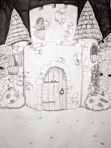 Castle Door Sketch