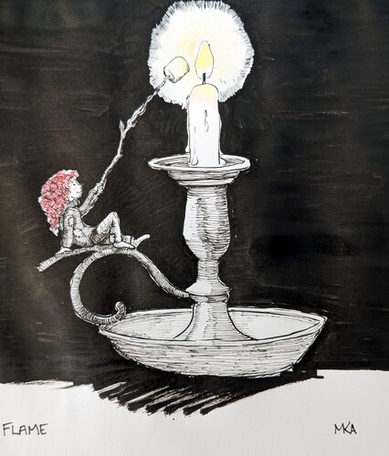 Inktober: Flame