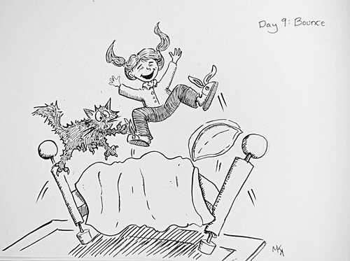 Inktober: Bounce