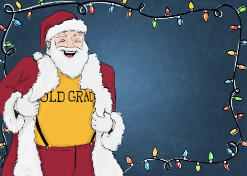 Old Grad Santa